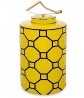 Набор интерьерных ваз "Лимонные соты"