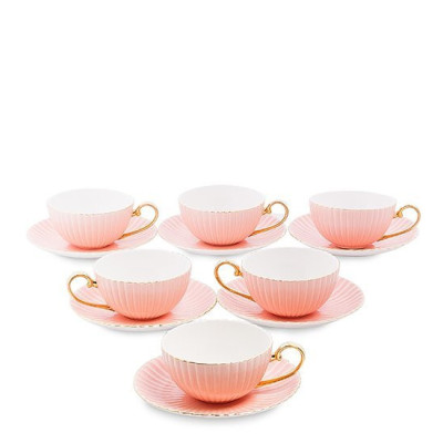 AS-71 Чайный н-р на 6 перс. "Тоскана" роз (Pavone)