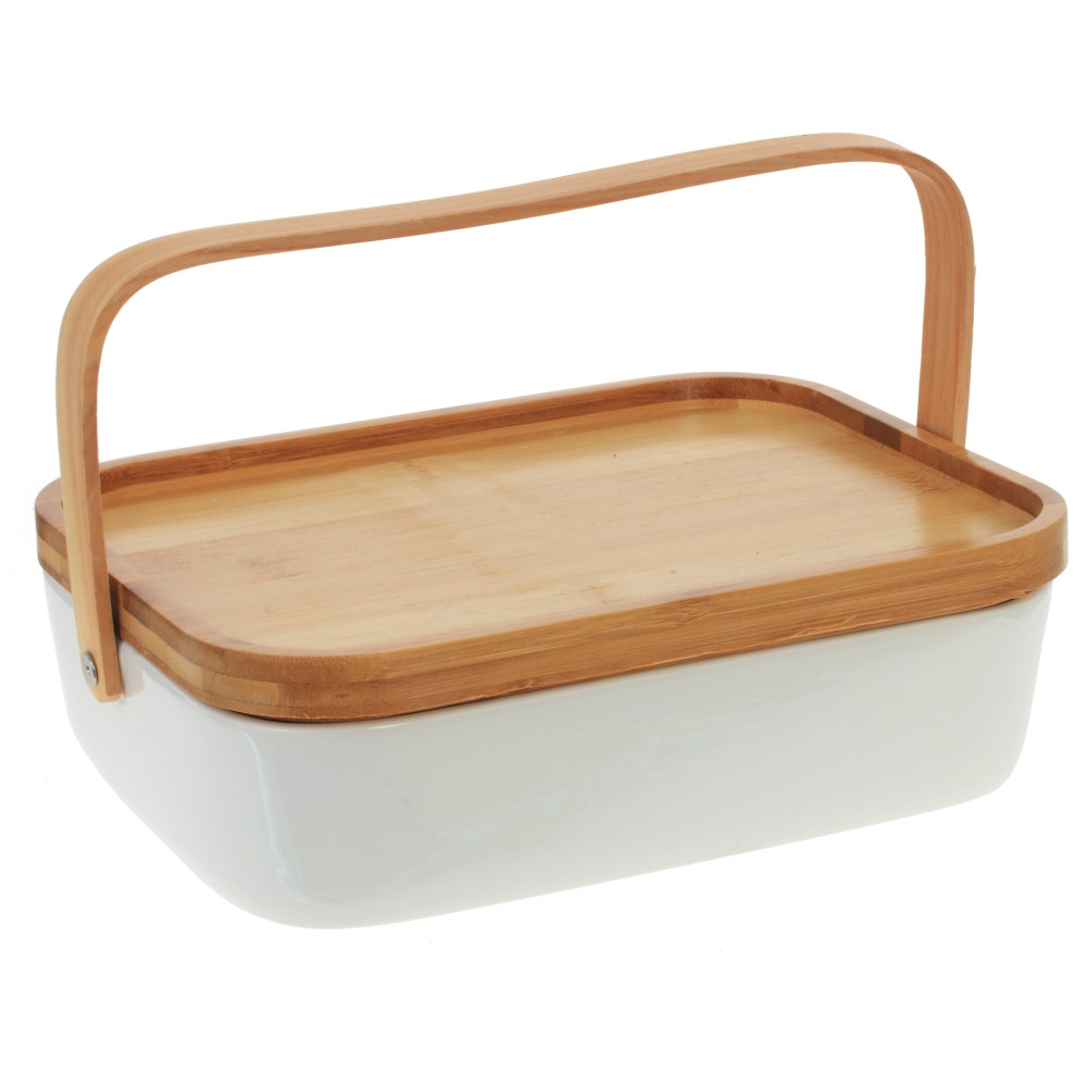 Менажница с крышкой, L27 W20,5 H16,5 см