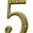Дверная цифра "5"