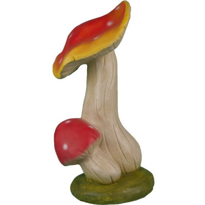 Декоративная садовая фигурка "Красные мухоморы"