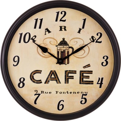 ЧАСЫ НАСТЕННЫЕ КВАРЦЕВЫЕ "CHEF KITCHEN" 35,5*35,5*5 СМ.ДИАМЕТР ЦИФЕРБЛАТА=31 СМ.(КОР=6ШТ.)