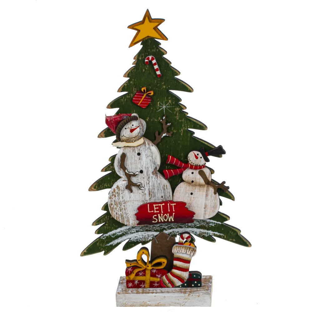 Фигурка декоративная "Ёлка",L18 W5 H31 см, 2в.