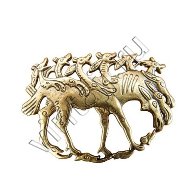 Подвеска "Небесный лось с тремя головами"