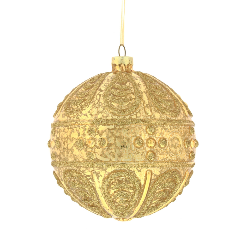 Украшение новогоднее Шар "Царская держава", D 10 см, L10 W10 H10 см, 2 в.