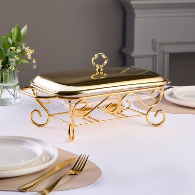 Мармит Agness Прямоуг Gold 2,2l