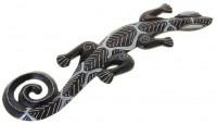 Настенное панно "Черная ящерица"
