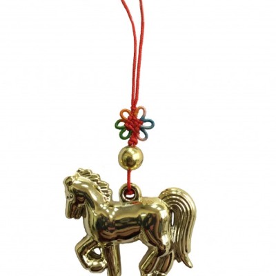 Интерьерная подвеска "Золотая лошадка" 10 шт.                   