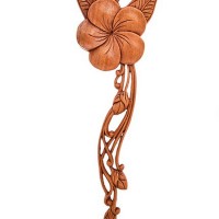 Панно декоративное "Витая плумерия"