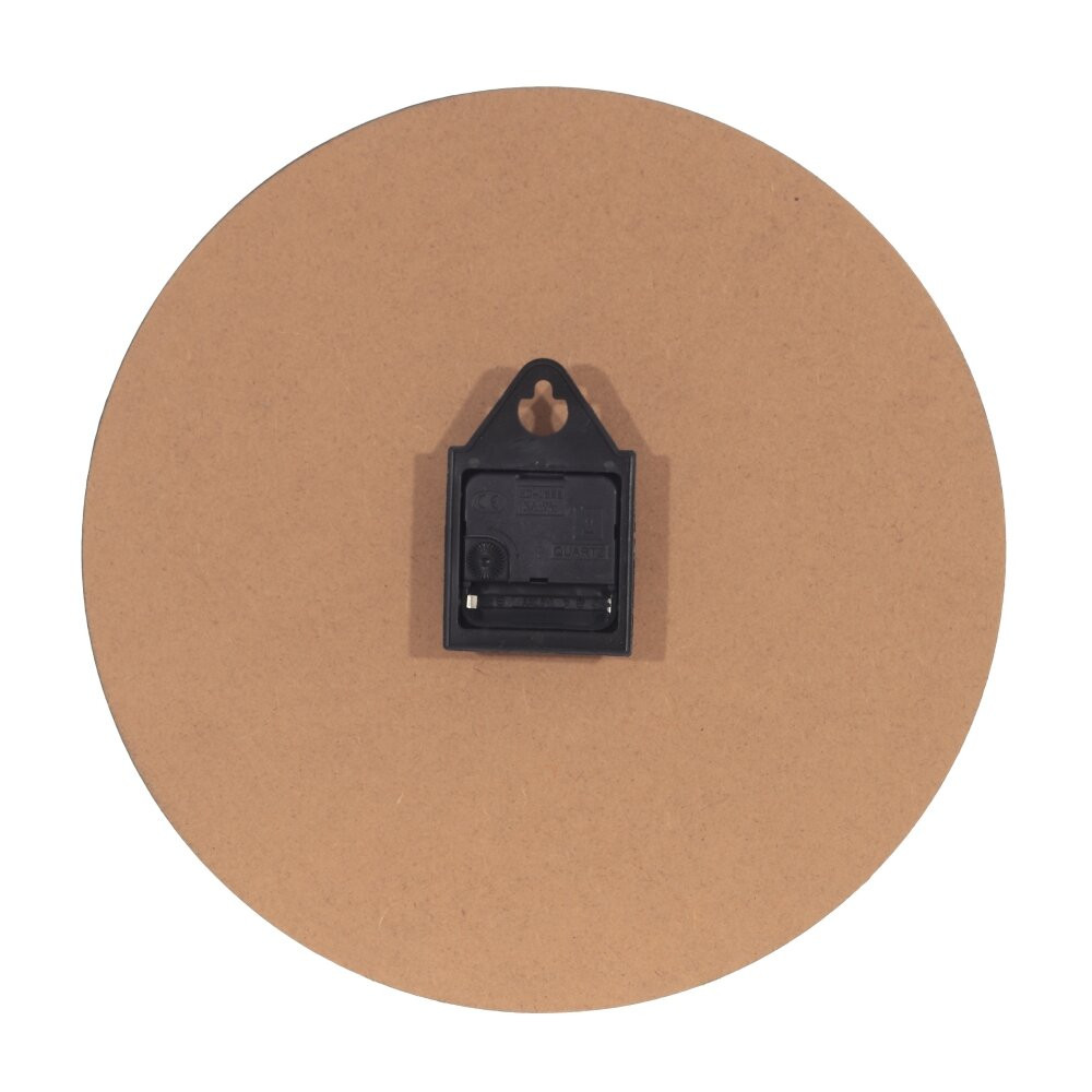 Часы настенные декоративные, L34 W4 H34 см, (1xАА не прилаг.)