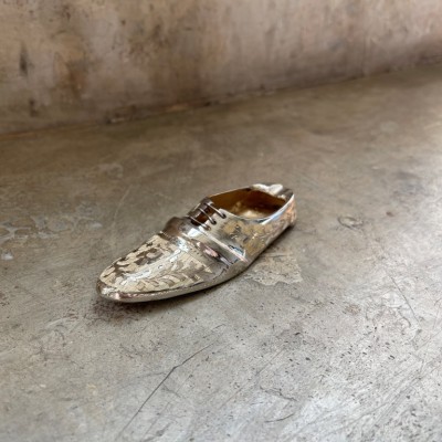 Пепельница латунь резная FIRKI никелированная