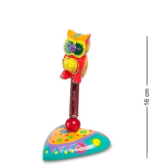 47-018 Фигурка на пружинке "Сова" (о.Бали)