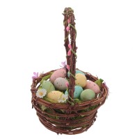 Изделие декоративное "Корзинка пасхальная", L11 W11 H19 см