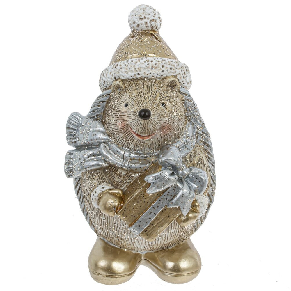 Фигурка декоративная "Ежик", L5,5 W5 H10 см, 2в.