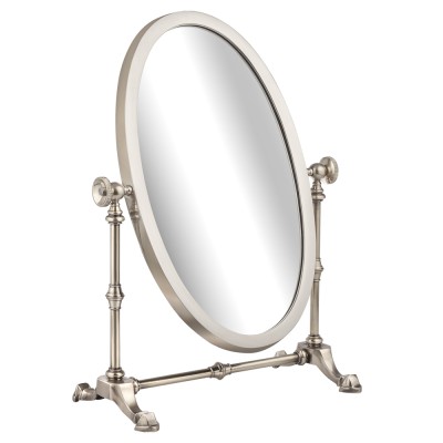 Зеркало настольное косметическое овальное