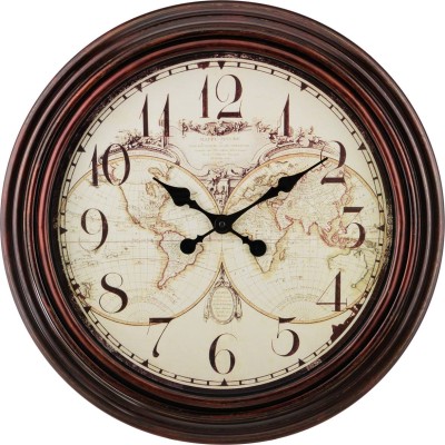 ЧАСЫ НАСТЕННЫЕ КВАРЦЕВЫЕ "WORLD MAP" 50*50*5 СМ.ДИАМЕТР ЦИФЕРБЛАТА=39 СМ.(КОР=4ШТ.)