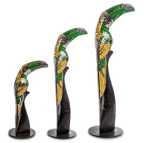 Набор статуэток "Тропические туканы" Набор статуэток "Тропические туканы"