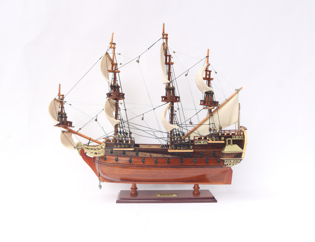 Модель парусника Полтава, Россия