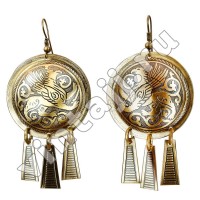 Шумящие серьги "Крылатый грифон"