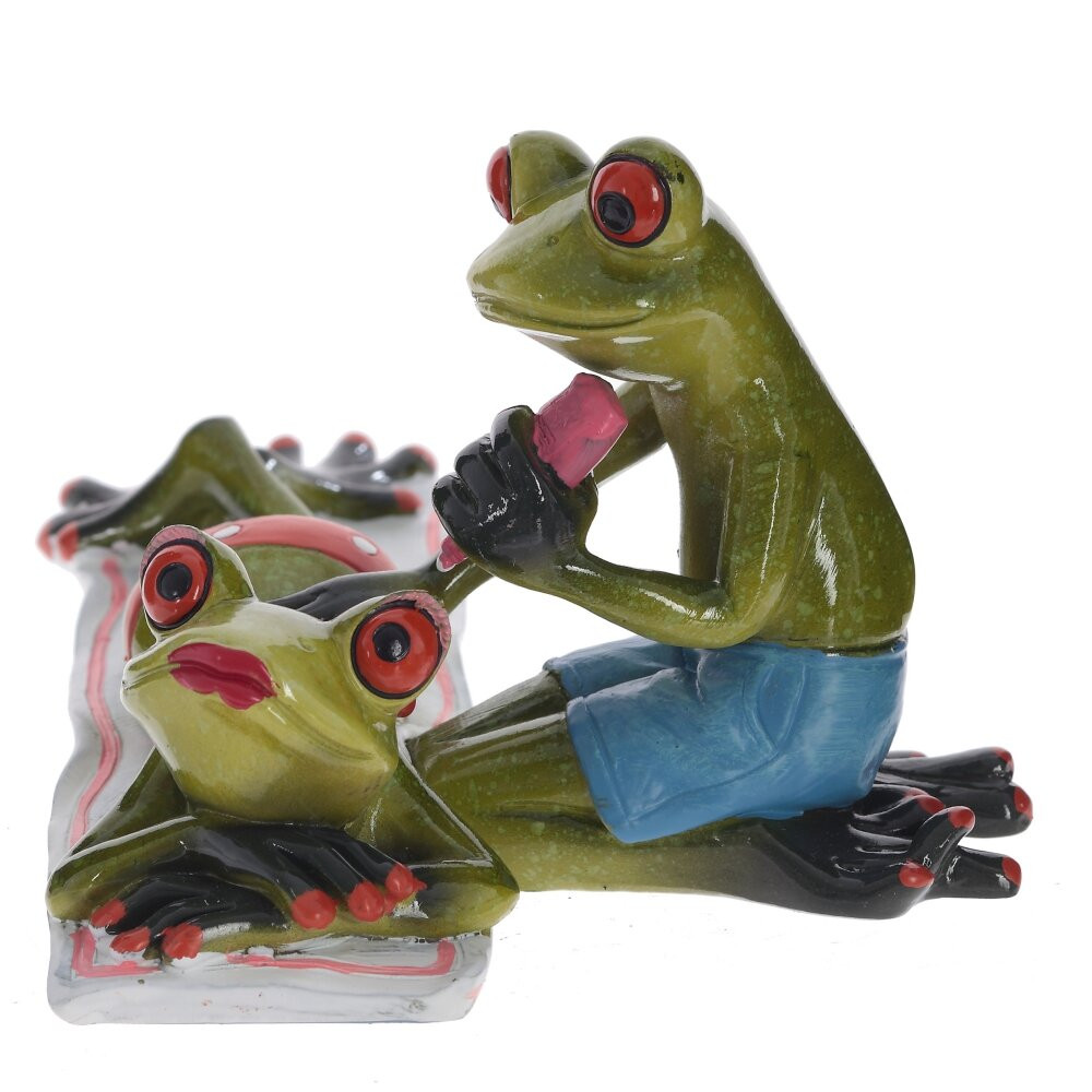Фигурка декоративная "Лягушки", L17,5 W12,5 H9,5 см