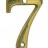 Дверная цифра "7"