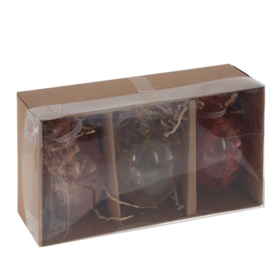 Набор из 3-х изделий декоративных подвесных "Яйцо пасхальное" (4,5*6), L16 W9,5 H5,5 см