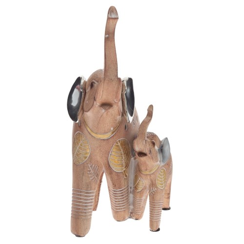 Фигурка декоративная "Слоны", L15,5 W10 H22 см