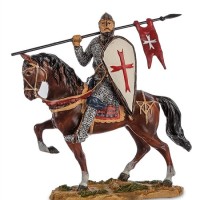 Декоративная статуэтка "Рыцарь крестоносец"
