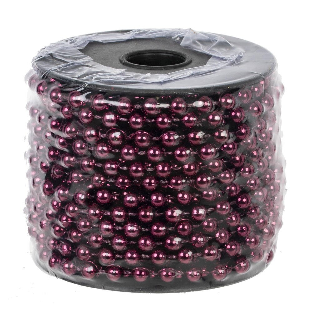 Украшение новогоднее "Бусы", D 0.5 см, L1000 W0,5 H0,5 см