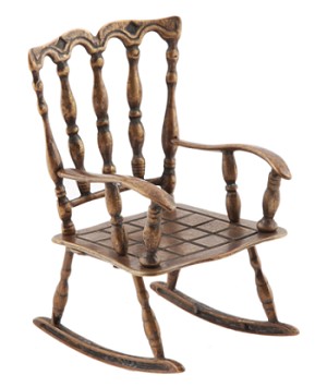 Интерьерная статуэтка "Кресло-качалка"