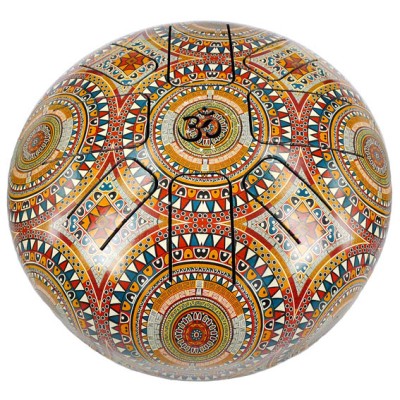 Лепестковый барабан (Глюкофон) 25х17см, металл