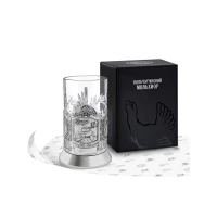 Набор для чая посеребренный "Танк Т-34"