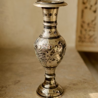 Ваза «Классика» латунь резная DOUBLE STEEL h-30,5 см