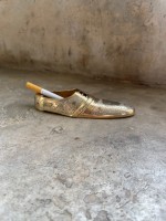 Пепельница "Башмак" латунь резная DARMIYANI белаяэмаль 8902070 l-16 см