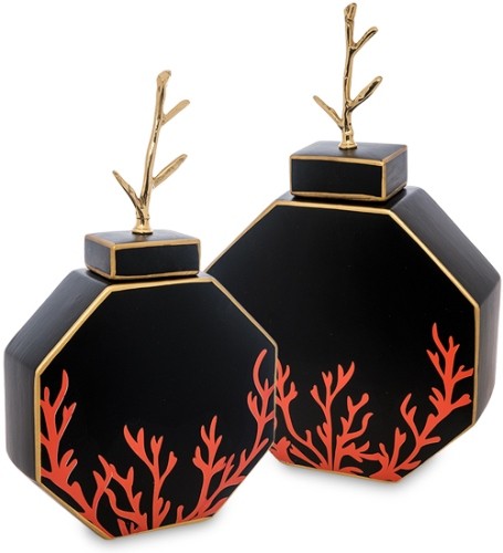 Набор интерьерных ваз "Коралловый риф"  