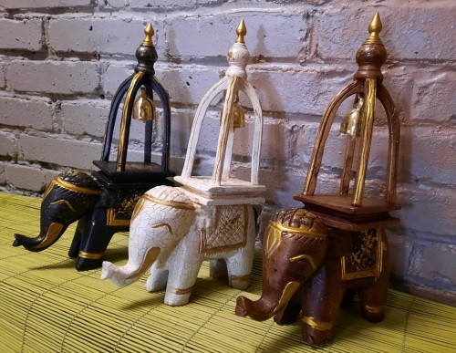 Статуэтка "Слон с колокольчиком" Статуэтка "Слон с колокольчиком"