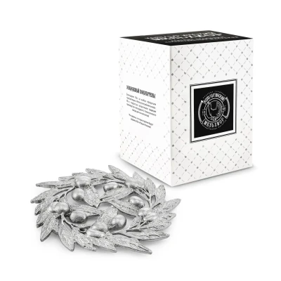 Подставка  под горячее "Олива"  никелированная