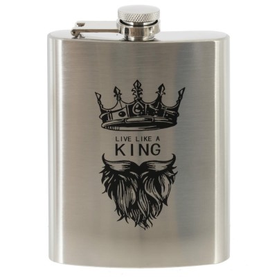 Набор из 6-ти предм: фляжка, 4 стопки, воронка, 230 мл, L21,5 W17 H4 см