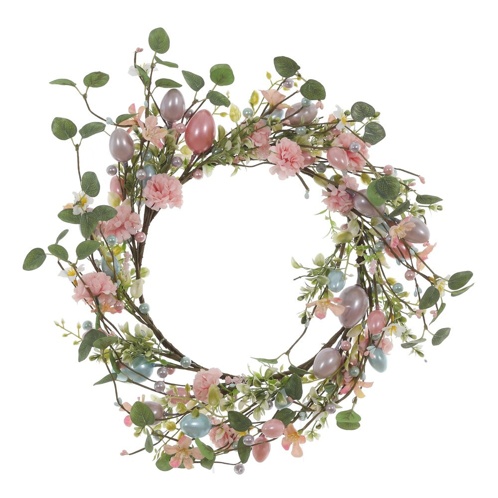 Изделие декоративное "Венок пасхальный", L46 W45 H6 см