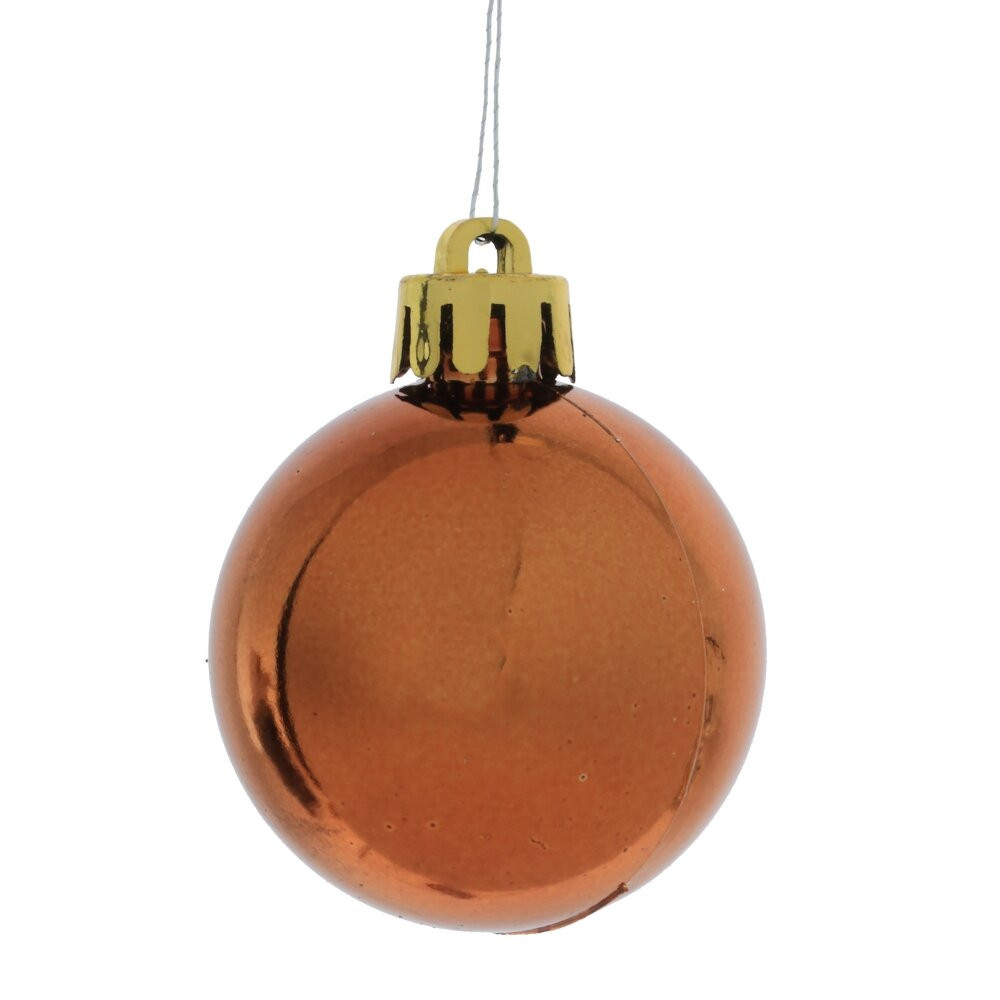 Набор из 12шт Украшение новогоднее "Шар", D 4 см, L9,5 W9,5 H10,5 см