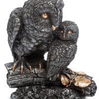 Статуэтка "Сова и совенок на ветке"