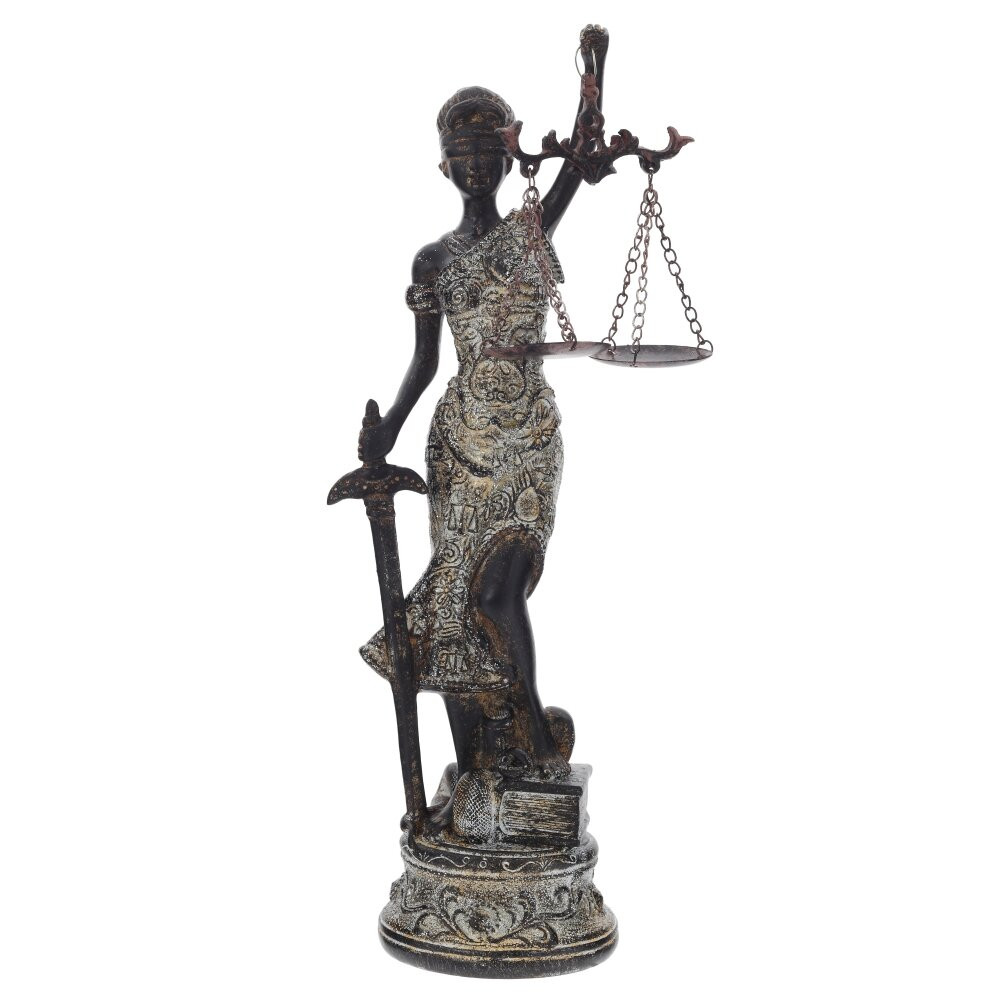 Фигурка декоративная "Фемида", L11 W7,5 H30 см