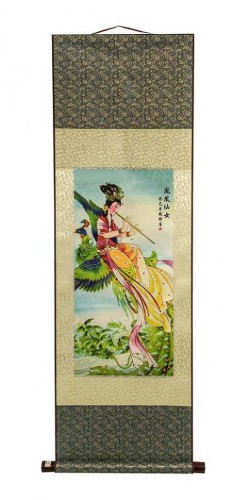 Настенное панно "Дама с флейтой"     