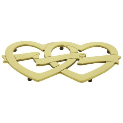 Подставка под горячее "Два сердца"