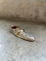 Пепельница "Башмак" латунь резная BIDRI белая эмаль 8202070 l-16 см