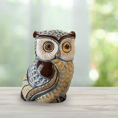 Статуэтка керамическая Длинноухая Сова
