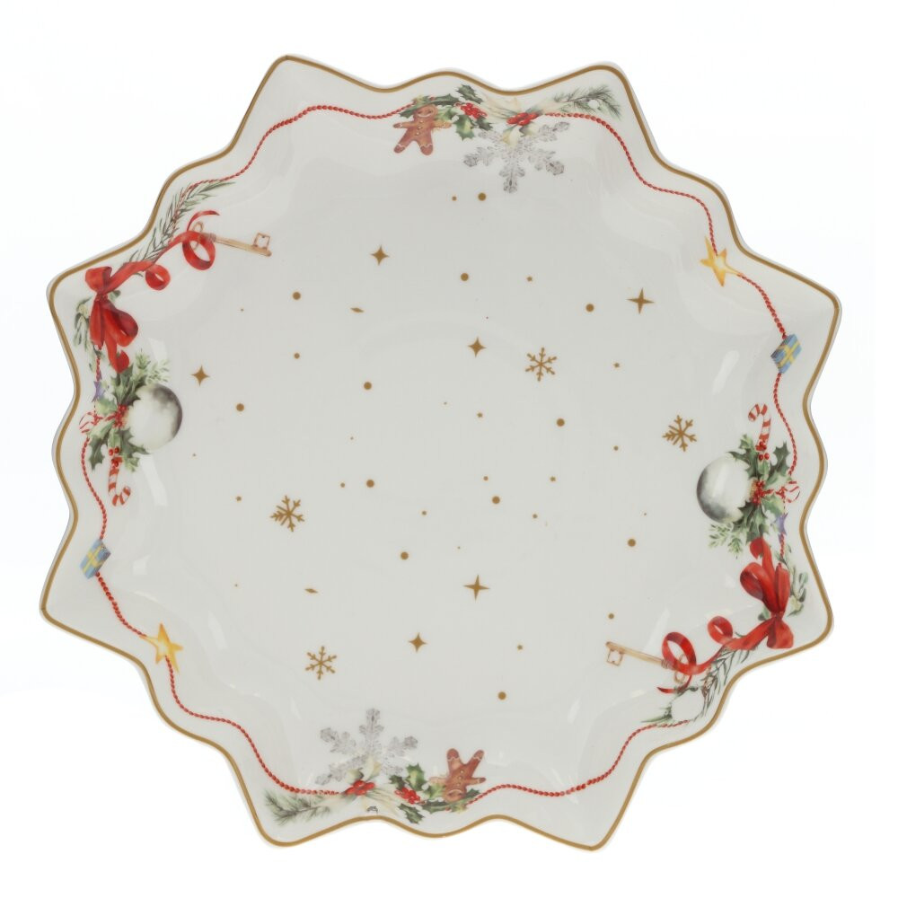 Блюдо, L25,5 W25,5 H4 см