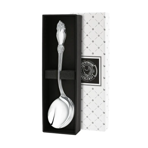 Ложка для сахара "Серебряная роза" посеребренная