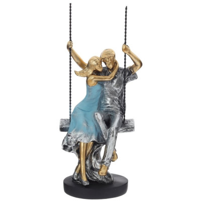 Фигурка декоративная "Влюбленная пара", L15 W11 H33 см