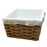 Кашпо декоративное "Корзина плетеная" квадратная